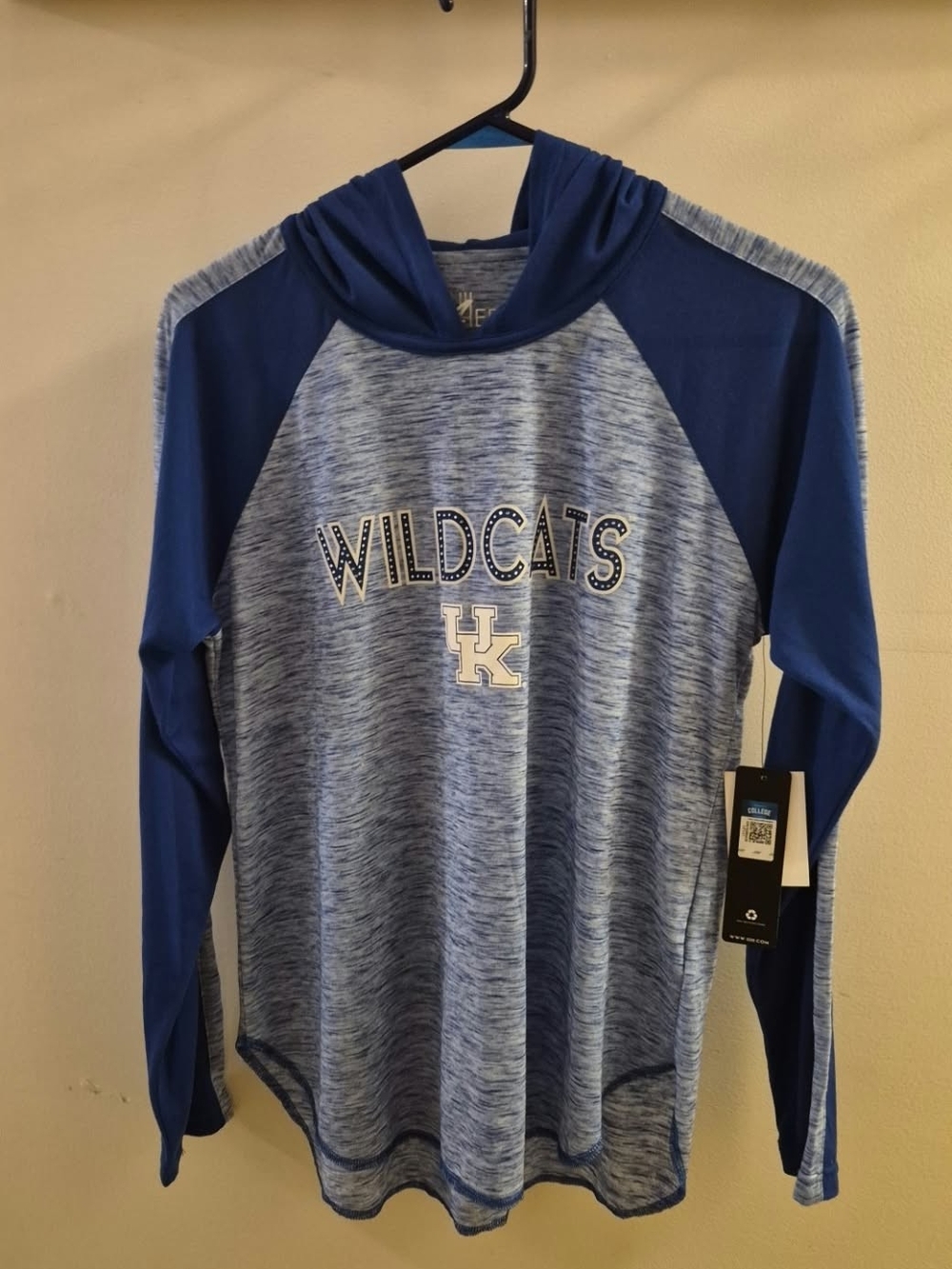 Gildan Kentucky Wildcats Long Sleeve Hoodie Medium NWT UK Lightweight